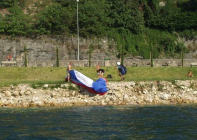2003 gita parapendio Lago di Garda